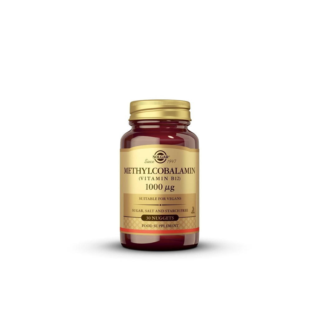 Methylcobalamin (Vitamin B12) 1000 mcg Solgar 30 Nugget