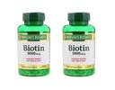 2 Nature's Bounty® Biotin 5000 mcg, 150 Softgels