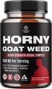 Horny Goat Weed for Men - Ekstra Kuvvetli Erkek Supplement with Black Maca Root, Tongkat Ali, Saw Palmetto & Panax Ginsengi for Stamina & Energy - 180 Capsules