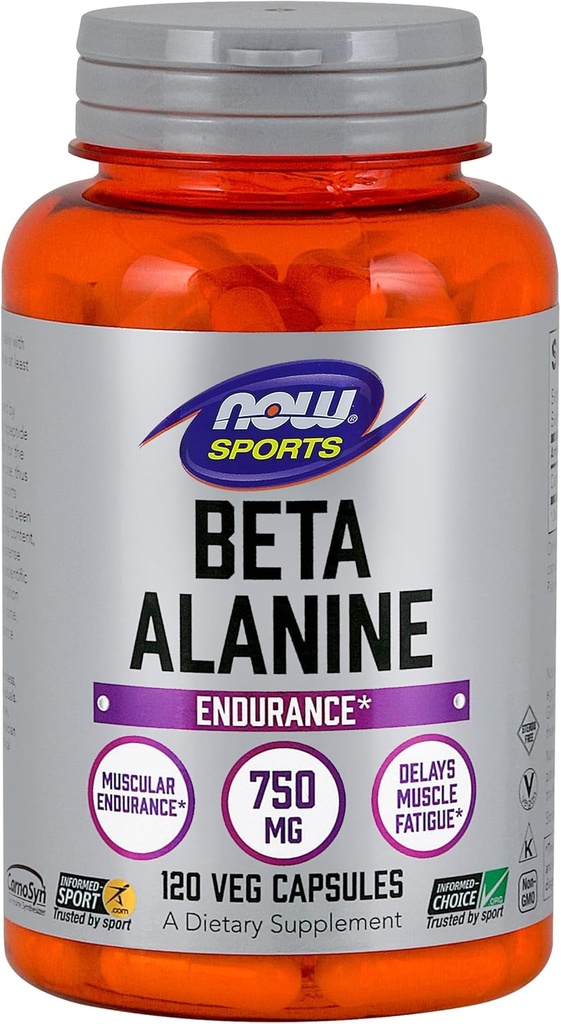 Şimdi Gıdalar Beta-Alanine - 120 Capsules (Pack of 2)