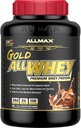 ALLMAX Διατροφή Χρυσό ALLWHEY, Σοκολάτα- 5 lb - 24 γραμμάρια πρωτεΐνης ανά Scoop - Χωρίς γλουτένη, χαμηλή υδατάνθρακες & χαμηλή ζάχαρη - Περίπου 71 σερβίρεται