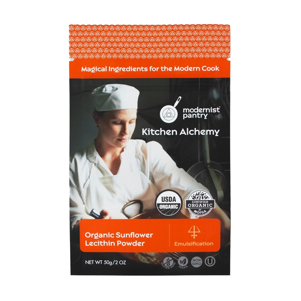 Organik Sunflower Lecithin Toz Gluten-Free Vegan OU Kosher Sertifikalı - 50g/2oz