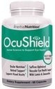 OcuShield Eye Health Vitamin Support for Healthy Eyes, Night Vision with Saffron, Lutein & Zeaxanthin, Eye Nutrients to Protect & Stimulate Ocular Health, One Bottle