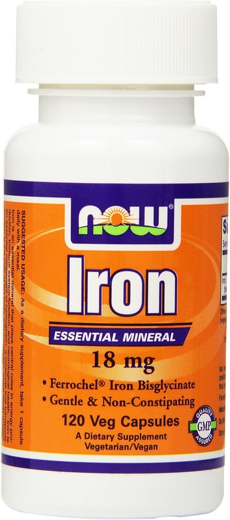 Demir 18 mg,120 Veg Capsules