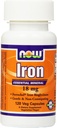 NOW Iron 18 mg,120 Veg Capsules