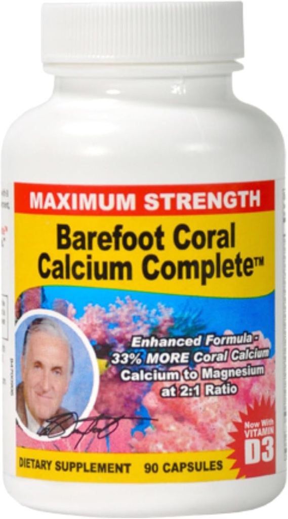 1500 mg, Bob Barefoot- Supports General Health & PH Levels- Containsuba, Magnezyum & Vitamin D3
