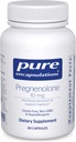 Pure Encapsulations Pregnenolone 10 mg - Support Memory & Hormon Balance* - Hormon Precursor - Gluten Free & Non-GMO - 60 Capsules