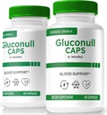 (2 Pack) Gluconull Caps, Resmi Gluco NullCaps Formula, Genel Sağlık için Sabit Seviyeler ve Yakıt Enerjisi, Tüm Doğal Malzemeler, Gluco Null Glyco Optimizer (120 Capsules)
