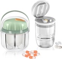 GloDeals Pill Organizer, Pill Crusher, XS ve Splitter