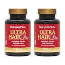 NaturesPlus Ultra Saç Plus - 60 Tablet, 2 Paket - Erkekler ve Kadınlar için Sustained Release Formula - Gluten Free - 60 Toplam Hizmetler