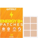 Yetişkinler için Enerji Patch Erkek Kadınlar Topical Daily Wellness Awake B12 Patches Sustained Natural Materialss Boost Time-Released Formula Long-Lasting Skin Travel Friendly 72 Pack Pack