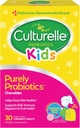 Culturelle Kids Chewable Daily Probiyotik for Kids, Ages 3+, 30 Count, #1 Pediatrik - Tavsiye Edilen Marka, Doğal Berry Digestive Health, Oral Care & Immune Support