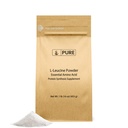 Saf Orijinal Malzemeler L-Leucine (1lb) Toz, Essential Amino Asit Supplement, Lab-Doğrulandı