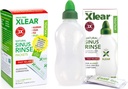 Xlear Natural Xylitol Sinus Rinse Refill, Neti Pot Saline Packets - Hızlı Baskı ve Kısıtlama Yardımı için daha temiz, Çoğu Nasal Irrigation Systems ile çalışır, 50 Kont ve 1 Rinse Şişe