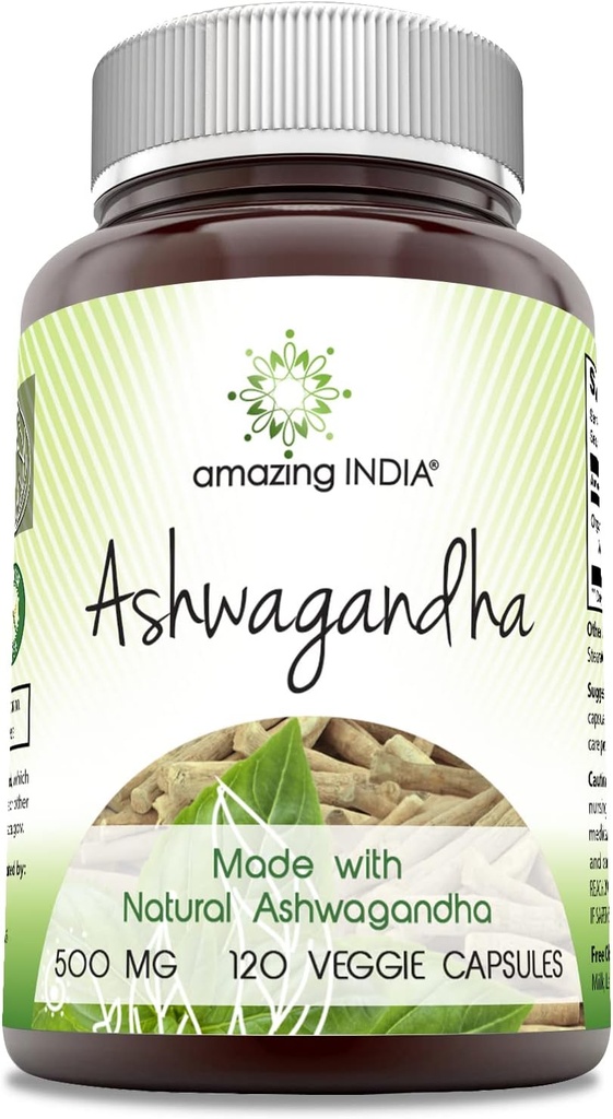 Amazing India Ashwagandha συμπλήρωμα 