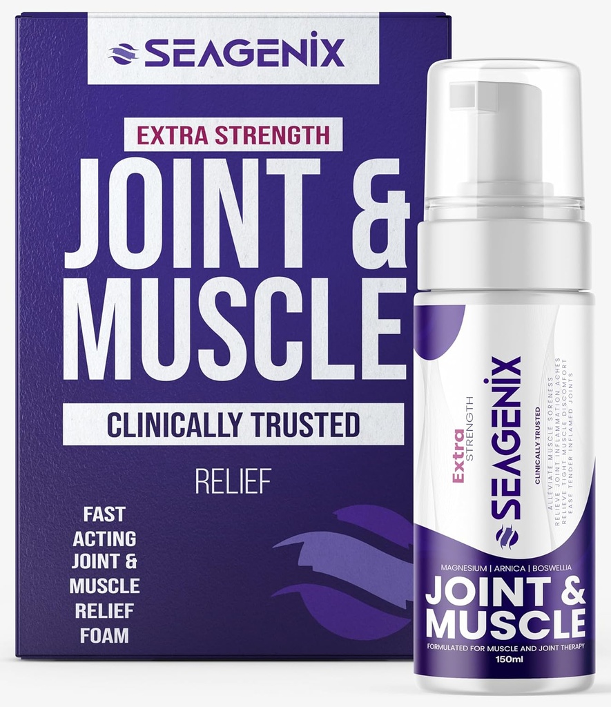 Ekstra Güçlü Kas + Ortak Köpük - | Boswellia | Arnica | Formula - Ortak ve Kas Yardım - Ease Inflamed Ortaklar ve Kaslar - Tüm Doğal - Ortaklar + Kas Relief