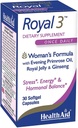 HealthAid Royal 3, Evening Primrose Oil, Royal Jelly, Ginseng, Once Daily, 30 Capsules