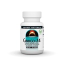 Source Naturals Ginkgo-24 - Ginkgo Biloba Extract 120 mg Supports mental Acuity - 60 Tablet