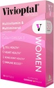 Vivioptal Kadınlar, 30 Capsules, CoQ10 & Omega-3, Multivitamin & Multimineral, Gluten Free, Alman Formula