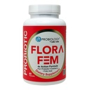 Belle+Bella Probiology Flora Fem - Kadınlar için Günlük Probiyotikler - 4X Action Prebiyotik + Probiyotik + Cranberry + Folic Asit for Digestive, Urinary Tract, Reproductive & Vaginal Health - 60 Caps