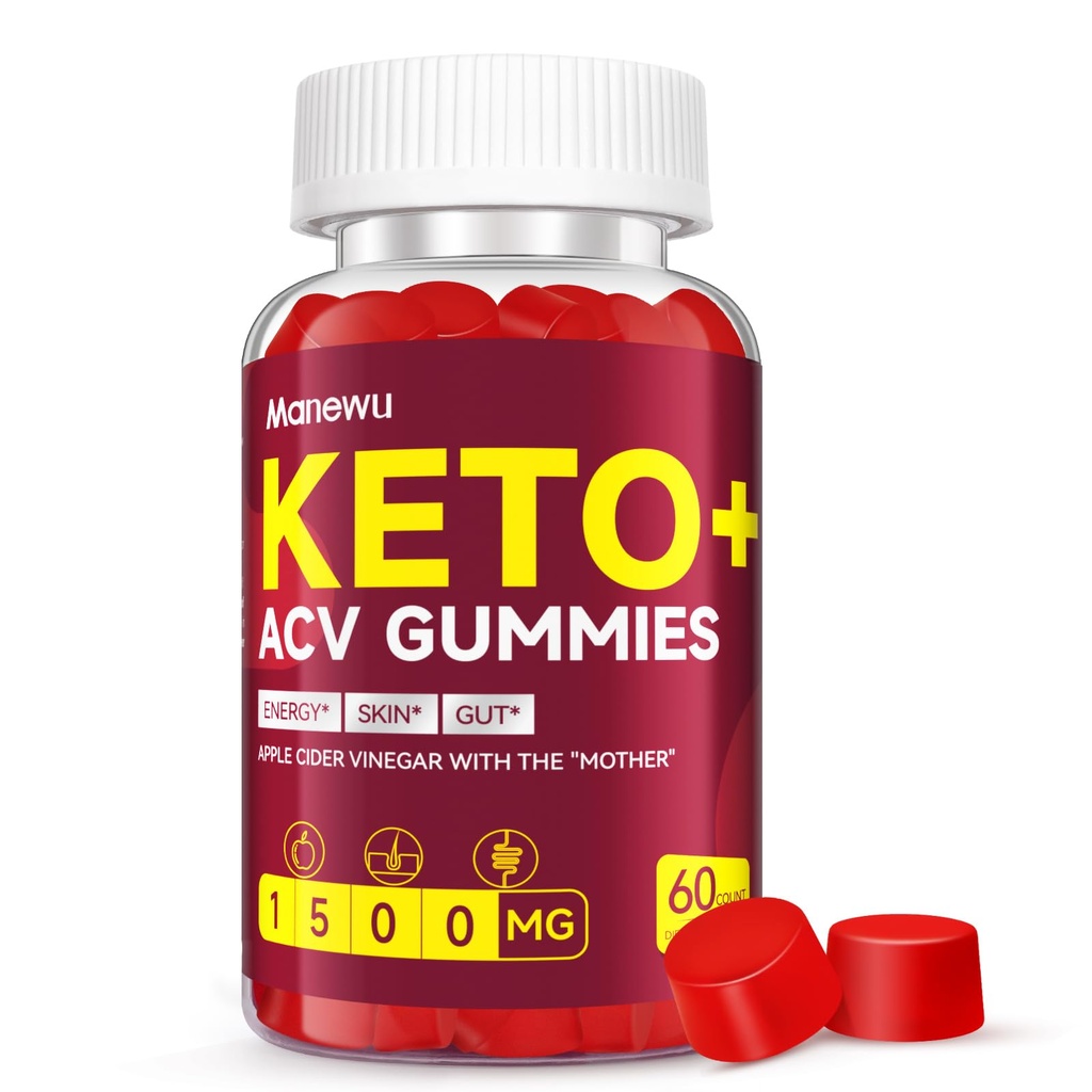 Keto ACV Gummies - 1500 mg Hua Gummies Diyet Kadınlar ve Erkekler için Diyet Tamam - Doğal Apple Cider Vinegar Anne ile - Gluten Free, Vegan, ABD'de Yapılan The Store
