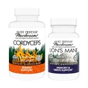Host Defense Bundle with Cordyceps Κάψουλες, 120 Count & Lion's Mane Κάψουλες, 30 Count - Υποστήριξη Ανοσολογική Υγεία & Ενέργεια - Υποστήριξη Εγκεφαλική Υγεία, Μνήμη & Εστίαση*