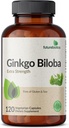 Futurebiyotiks Ginkgo Biloba Ekstra Güçlü Destekler Beyin Fonksiyonlar ve Hafıza Desteği, 120 Vegetarian Capsules