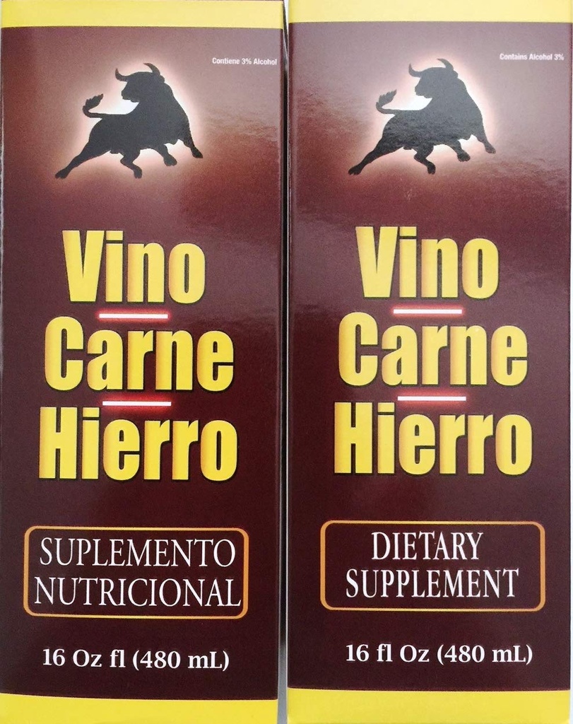 Vino Carne Hierro 16 fl oz. 2-πακέτο