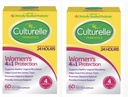 Culturelle Women's Health Balance Daily Probiyotiks for Women - Supports Digestive, Vaginal ve Immune Health, Occasional Diarrhea, Gas & Bloating - Non-GMO 60ct (2 -Pack) (2)