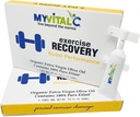 Exercise Recovery Supplement - Pure ESS60 in Organic Extra Virgin Olive Oil for Pre/Post Workout Recovery- Pack of 30 Tubes - 5 ML Each