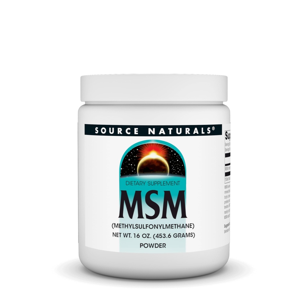 Source Naturals MSM, (Methylsulfonylmethane) - 16 Ounce Toz