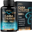 GABA L- Theanine 900 mg - Κατασκευασμένη στις ΗΠΑ - Μαγνήσιο 