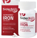 SiderAL Forte Iron Supplement Klinik olarak Side Etkileri olmadan Seviyeleri artırmak için çabaladı | Sucrozoial High Abxia Gentle Iron Pills for Women and Men | Vitamin C | Anemia & Energy Support | 30 ct