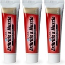 Tüm Capsaicin Arthritis, Kas ve Ortak Krem 1.5 oz. (3 Pack), Backache, Sprates, Strains, Arthritis'den gelen Minor Aches ve Pains'in Yardımı. Fragrance Free