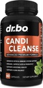 Candi Cleanse Support Supplement Pills - Kadınlar ve Erkekler için Anti Overgrowth Supplements - Ekstra Güçlü Denge Kontrolü Probiyotik Kompleksi - Doğal Oral Herbal Oregano & Caprylic Acid Capsules