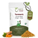 Organik Way Turmeric/Haldi Root Cut & Sifted (Curcuma Longa) - Herbal Tea | Kosher & USDA sertifikalı | Vegan, Non-GMO & Gluten Free |% 100 Raw from India (2LBS / 32Oz.)