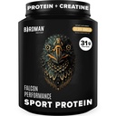 BIRDMAN Falcon Performance Vegan Protein Powder, 31g Protein, 5g Creatine, 5g BCAA, Probiotics, Electrolytes, Προ προπόνηση, χαμηλή υδατανθράκων, χωρίς ζάχαρη & γαλακτοκομικά, Πρωτεΐνες βανίλιας με βάση το φυτό -19