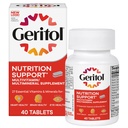 Geritol, Multivitamin Supplement, Contains B-Vitamins, Antioksis, Vitaminler C, E & D ve Iron, 26 Temel Vitaminler ve Mineraller, Gluten-Free, Non-GMO, No Yapay Sweeteners, 40 Tabletler