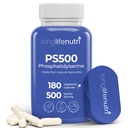 Phosphatidylserine Pure 500mg – 180 Vegetarian Pills, 3-μηνιαία προμήθεια, συμπλήρωμα για την ενίσχυση της μνήμης, εστίασης και γνωστικής λειτουργίας, Made in USA, Lab Tested, Soy Free, Non GMO