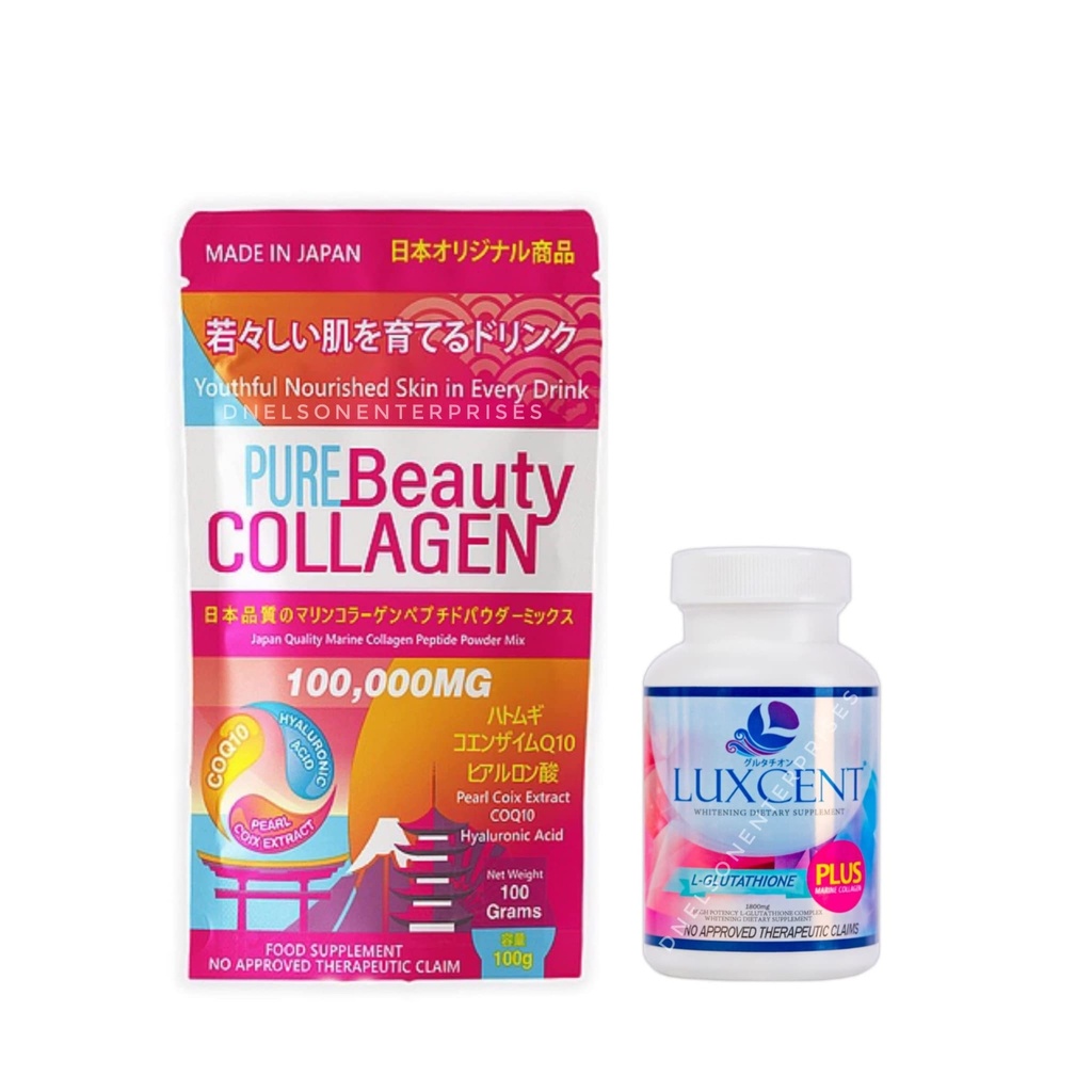 & Luxcent Glutathione Caps Duo, Japonya Made & Formulated - 1 Ay Supply