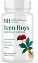 MICHAEL'S Health Naturopathic Programlar Teen Boys - 120 Vejetaryen Capsules - Daily Multivitamin Supplement - Kosher - 60 Hizmetler