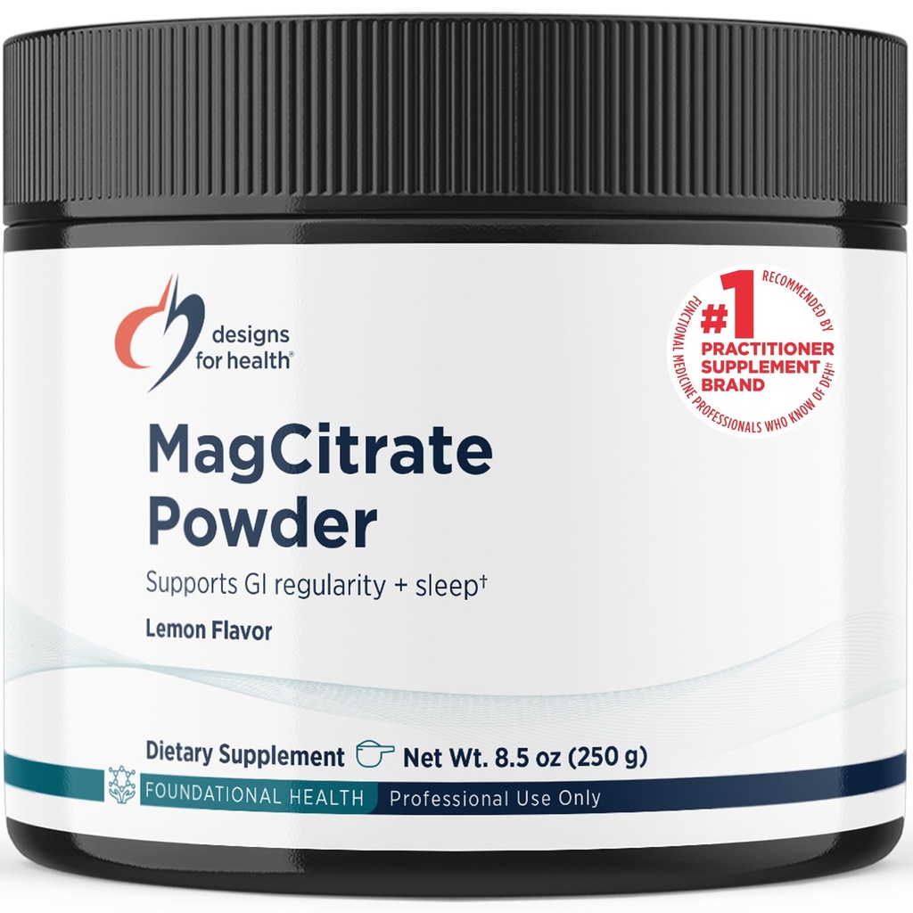 Σχέδια για την υγεία MagCitrate σκόνη - 300mg σκόνη Μαγνήσιο Κιτρικό για την υποστήριξη της ηρεμίας + κανονικότητα - Μη-ΓΤΟ, Γλουτένη Χωρίς Νόστιμο ποτό Mix Add-in, Λεμόνι Γεύση (60 εξυπηρετούν / 240g)