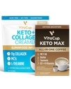 VitaCup Keto Max Pods καφέ 18ct & Κρέμα Keto 10oz