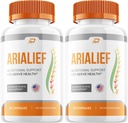 Arialief Capsules, Arialief Advanced Supplement, All Natural Formula to Maintain Healthy Levels, Maximum Strength Daily Formula, Arialif Capsules Reviews (2 Pack - 120 Capsules)