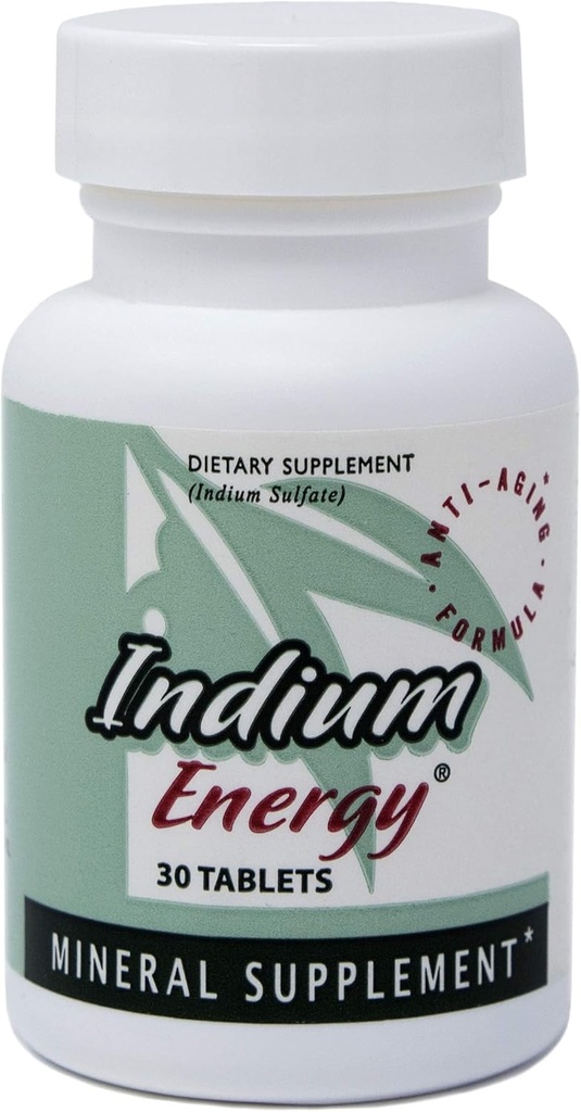 EAST PARK Araştırması - Indium Energy - All Natural Indium Güçlü Anti-Aging Support - Enerji ve Destekler Ruh Clarity, Sleep, Ortaklar ve Genel Well-Being (30 Count)
