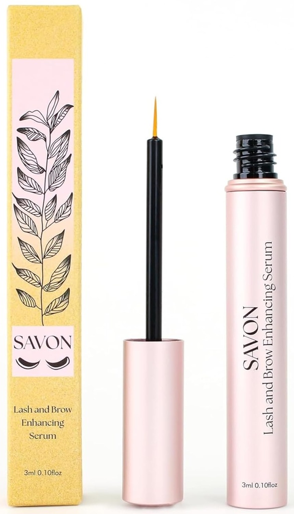 Organik Lash Büyüme Serum forer, Longer Eyelashes ve Eyebrows - Biotin, Peptides ve Panthenol - Doğal ve Cruelty Free - ABD - Lash ve Brow Boost Serum - Eyelash Durumer