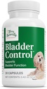 Terry Natural Bladder Control - Bladder Health için Pet Malzemeler - Urinary Tract Health - Dog Health Supplement - Pet Support for Dogs - 30 Capsules (30 hizmet)