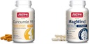 Jarrow Formulas Curcumin 95 500 mg - 120'ye kadar (Veggie Caps) - Turmeric Curcumin Ekstraksiyon & MagMind Brain Health with Magtein (Magnesium L-Threonate)