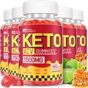 Keto ACV Gummies - 1500MG ACV Hua Gummies for Women Men - Apple Cider Vinegar with Mother, Probiyotiks, Vitamins B6 B12 for Gut Digestion - Vegan & Non-GMO,5 Pack Pack