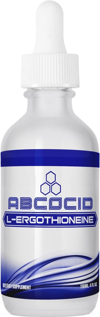 L-Ergothioneine Liquid Supplement 490 mg, 4 Oz Liquid, 240 Hizmet, ABD'de Made, Quick Abxia, Quality Potent Malzemeler, Non-GMO, GMP sertifikalı, Cruelty-Free Products